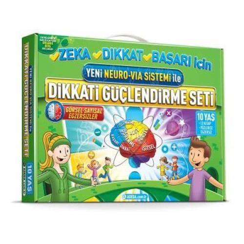 Yeni Neuro-Via Sistemi ile Dikkati Güçlendirme Seti 10 Yaş (3 Kitap) |