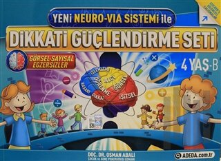 Yeni Neuro-Visa Sistemi ile Dikkati Güçlendirme Seti 4 Yaş B
