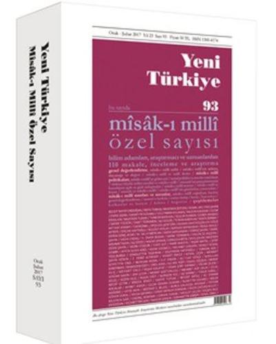 Yeni Türkiye Sayı: 93 Misak-ı Milli
