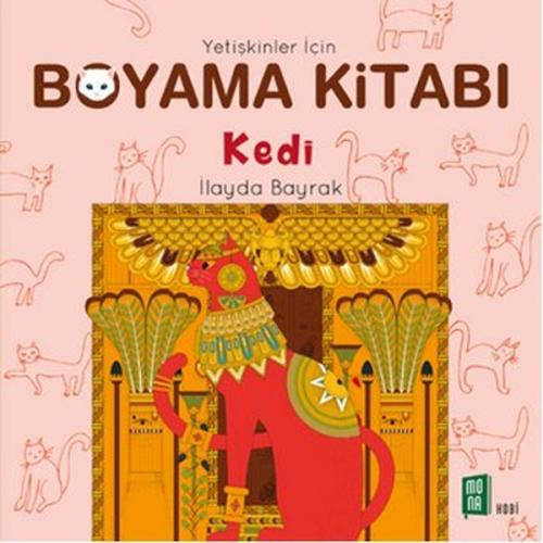 Yetişkinler İçin Boyama Kitabı Kedi