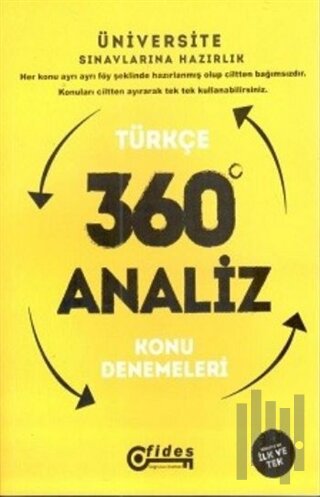 YGS Türkçe 360 Derece Analiz Konu Denemeleri | Kitap Ambarı