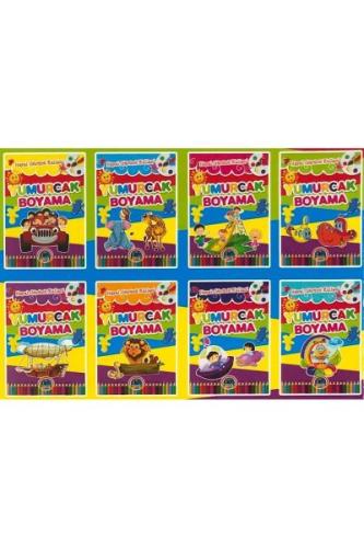 Yumurcak Boyama (8 Kitap Set) | Kitap Ambarı