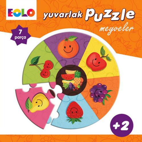 Yuvarlak Puzzle-Meyveler | Kitap Ambarı