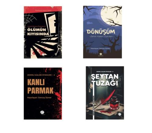 Zehirli Kalem Polisiye Gerilim Öyküler Seçkisi (4 Kitap Takım) | Kitap
