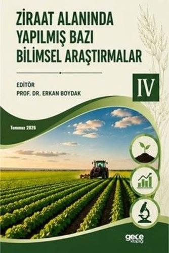 Ziraat Alanında Yapılmış Bazı Bilimsel Araştırmalar 4 | Kitap Ambarı